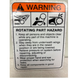 Decal Warning