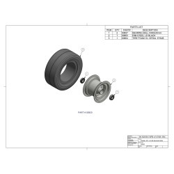 Wheel Stl Sealed Roller Bearing