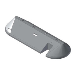 Shroud FM Right Wing, w/holes, Grey