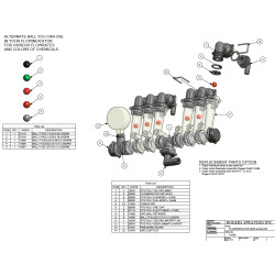 Flow Kit 6 Col w/gauge