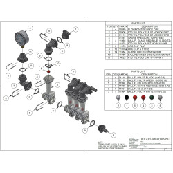 Flow Kit 4 Col w/gauge