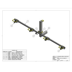 Spray Bar 4 Noz. Bumper Mt